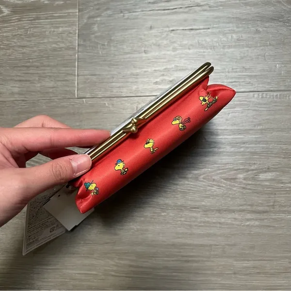 snoopy peanuts makeup case mini bag clutch Red - Image 4