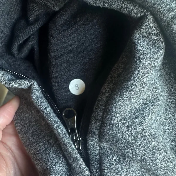 Lululemon Heathered Gray Wrap Up Jacket Size 8 - Image 11