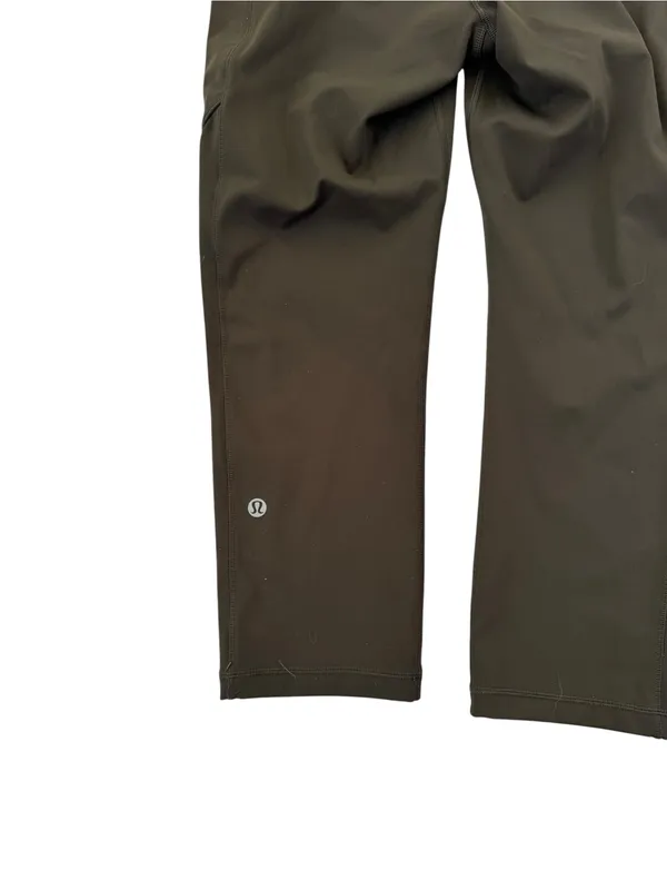 Lululemon Speed Up Crop Atletic Legging 21” Dark Olive Size 8 - Image 10