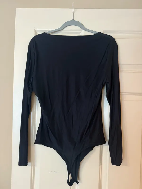 Abercrombie Long Sleeve Bodysuit Black - Image 2
