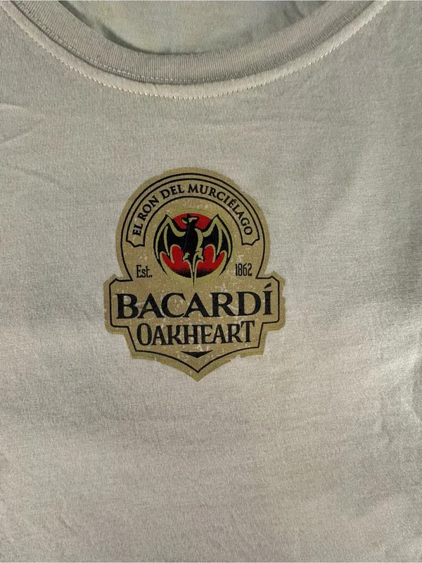 Bacardi Oakheart Oaktoberfest Women’s M Graphic T Shirt Spiced Rum Promo Tee - Image 5