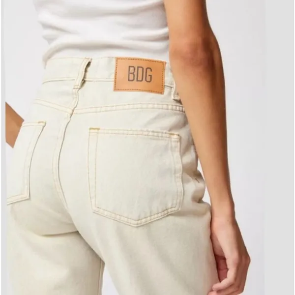 BDG high rise baggy cowboy jeans beige size 26 - Image 14