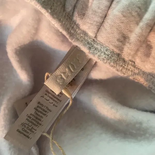 Skims Cotton Fleece Classic Straight Leg Sweatpants - Light Heather Grey 2X NWT - Image 8