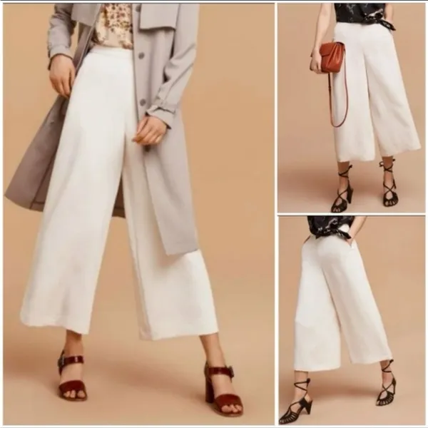 Aritzia Wilfred Lalemont pants culottes in light birch NEW - Image 3
