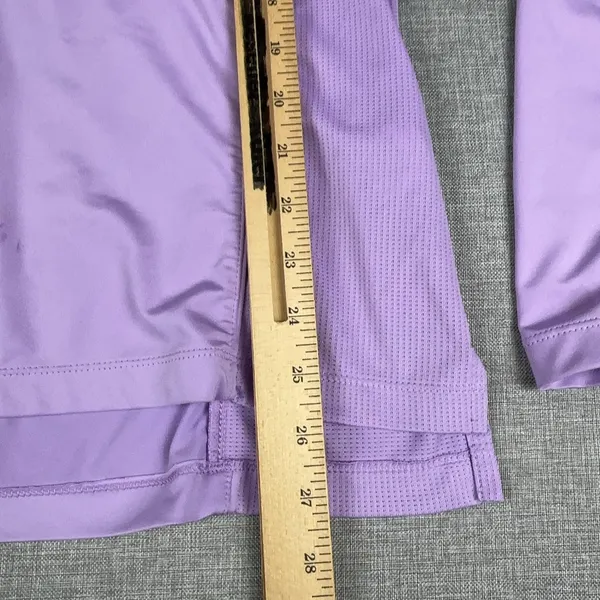 Peter Millar Shirt Womens Large Purple Long Sleeve Collared Golf Polo E4 UPF 50+ - Image 5