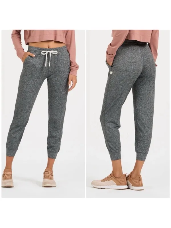 Vuori performance jogger heathered grey extra small - Image 2