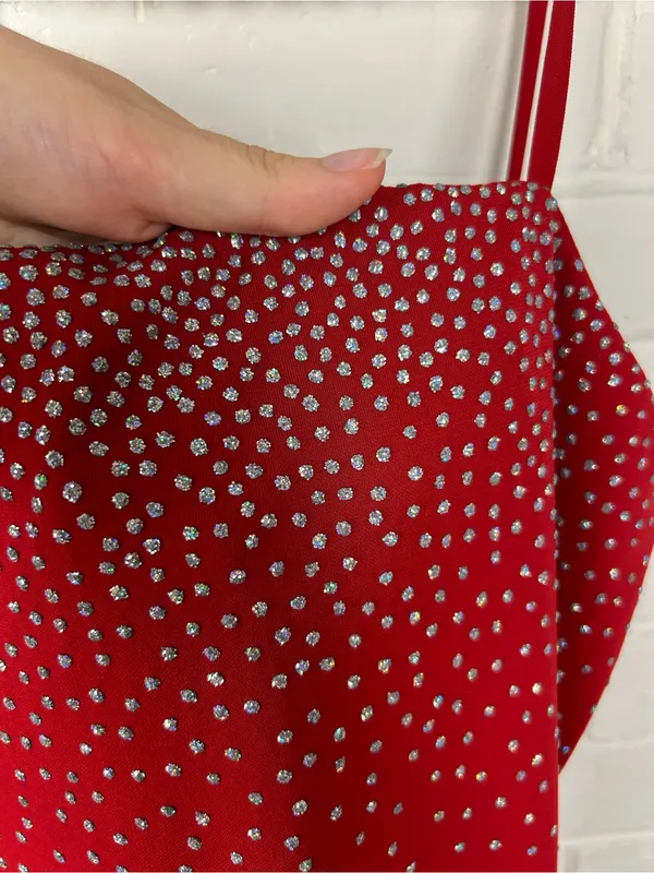 Red Glitter Sparkle Dress - Image 6