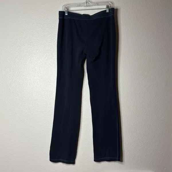 Hollister Womens Navy Blue Logo Sweatpants So Cal Stretch Joggers Size L - Image 3
