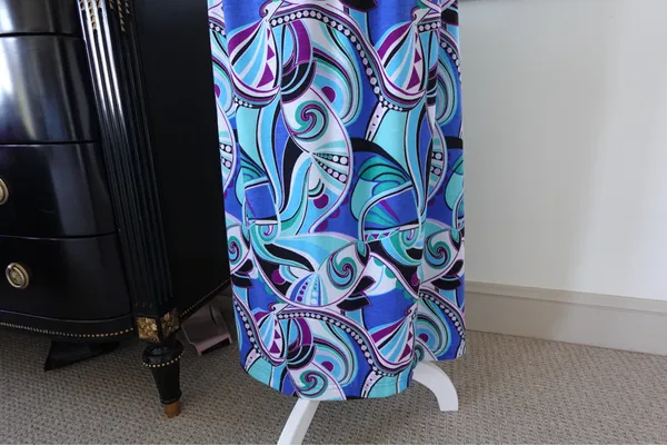 Halter swirl print maxi sun dress - Image 9