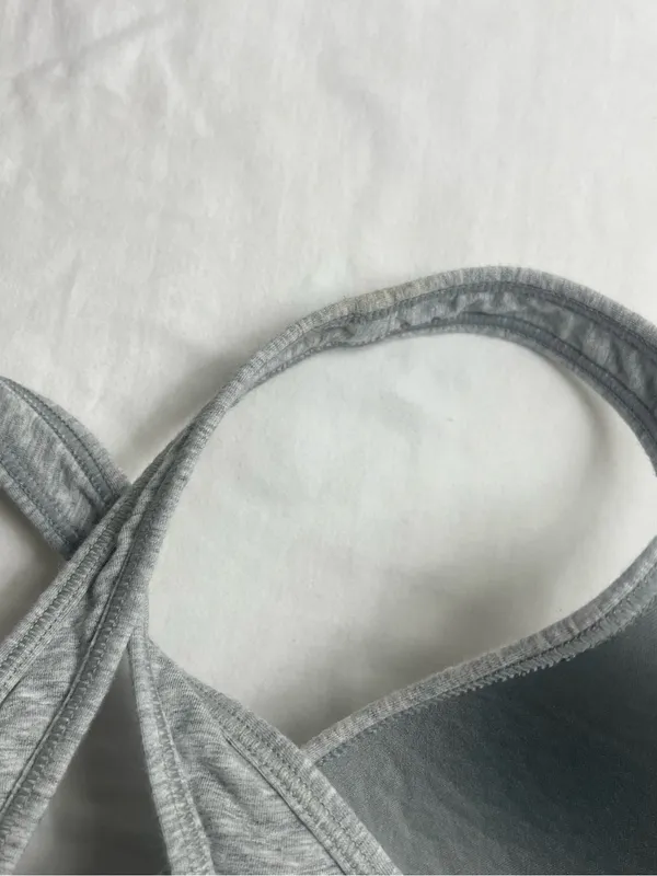 Calvin Klein Gray Modern Cotton Racerback Wireless Bralette Size Small - Image 6