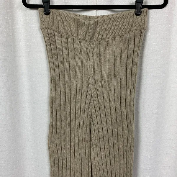 Free People Beach Tan Imogene Sweater Pants Sz.S - Image 5