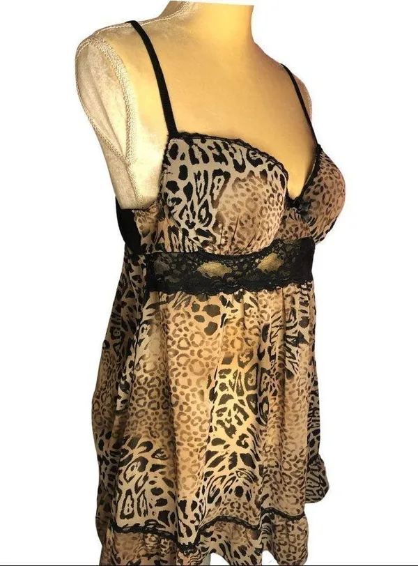 Apt 9 cute animal print sheer nighty - Image 5