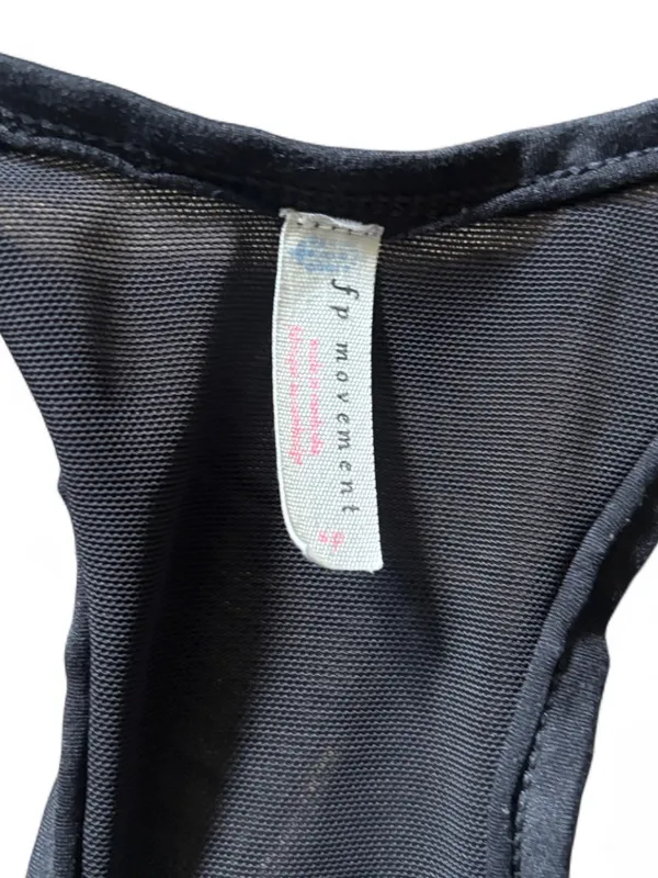 Free People Movement Out of Your League Yoga Sports Bra Racerback Sz S in Black - Image 5