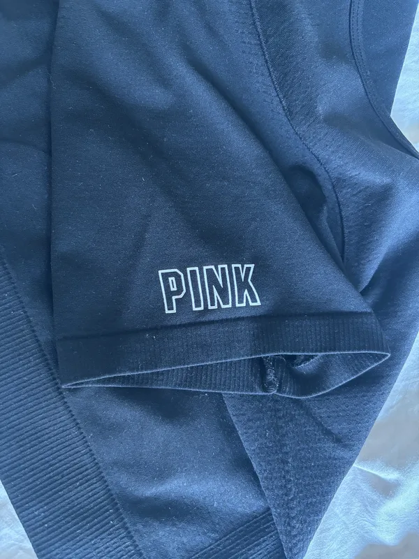 Black PINK Open-Back Athletic Tee - Image 4