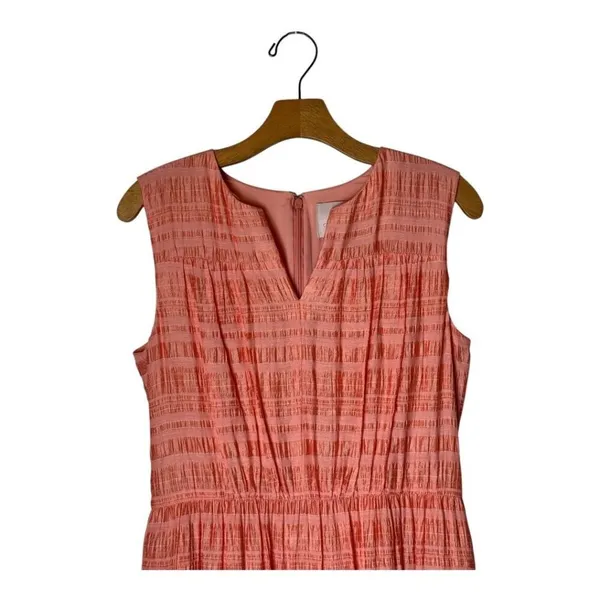 Gal Meets Glam Dress Women 6 Peach Coral Sleeveless Fiona‎ Tiered Maxi Boho - Image 4