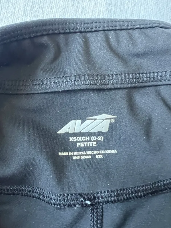 Avia Black Yoga Pants - Size XS Petite - Image 4