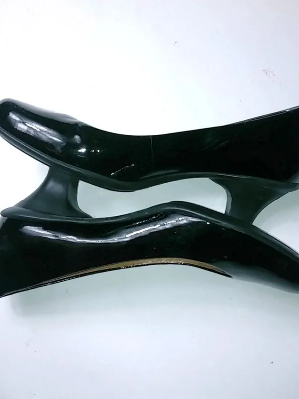 Nurture 8.5 Black Patent Leather Comfort Shoes Funeral - Image 2
