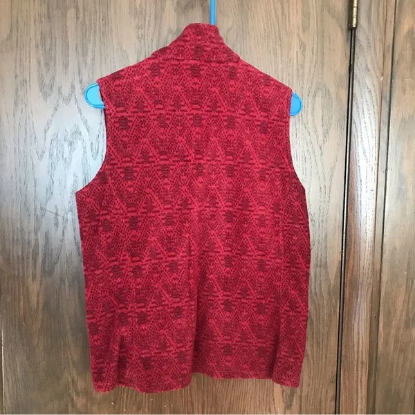 Woolrich Deep Ruby Fleece Vest - Image 5