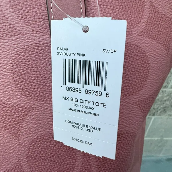 coach City Tote Bag In Signature Canvas cal49 - Image 9