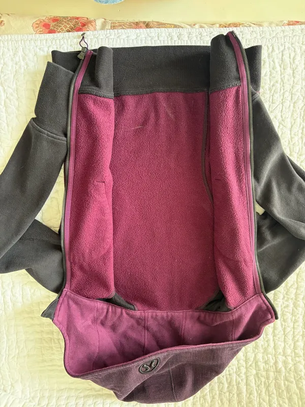 Vintage purple scuba zip up Lululemon jacket - Image 2