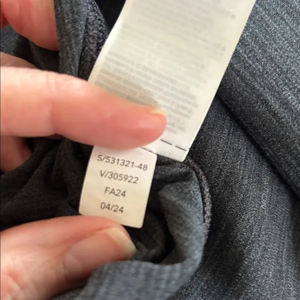 Athleta Salutation Stash High Rise 7/8 Legging Sz 2X Heather Gray Hip Pockets - Image 8