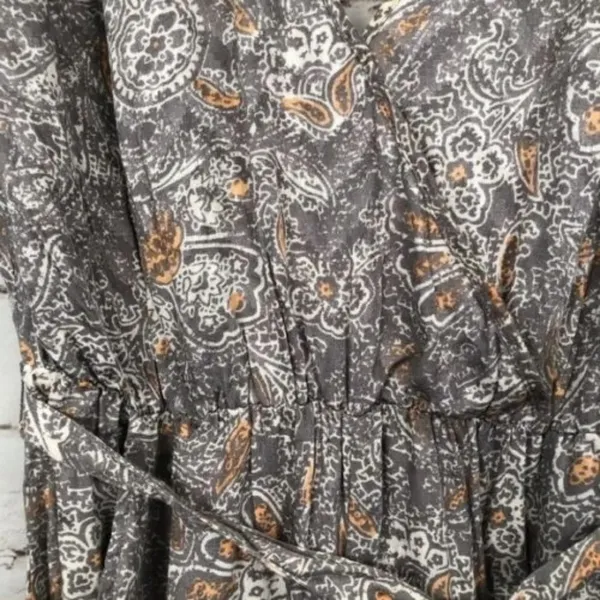Free People Universal Surplice‎ Jumpsuit In Taupe - Image 8