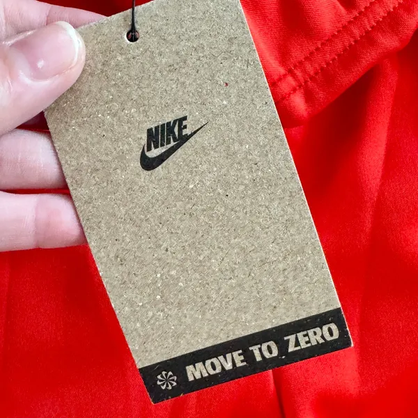 Nike Sportswear Mid-Rise Wide Leg Track Pants Picante Red Orange Women XL Baggy - Image 12