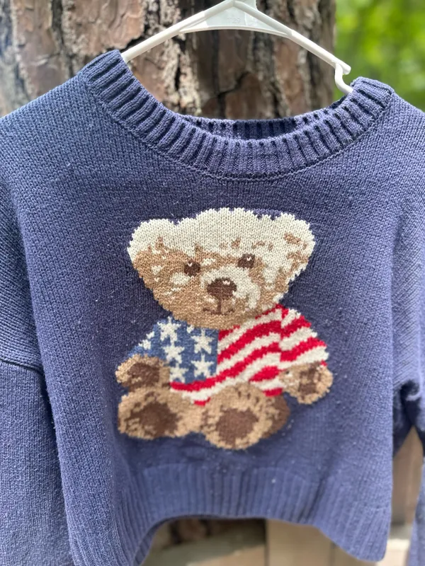 Target Bear flag knit sweater - Image 2