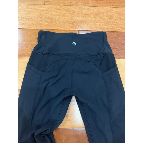 Lululemon All the Right Places Leggings Womens Black High Rise‎ Pockets 4 - Image 3