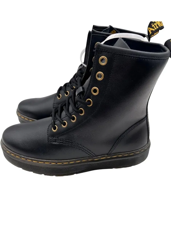 Dr. Martens Size 7 Zavala Combat Lace-Up Punk Platform Ankle Boot Black - Image 5