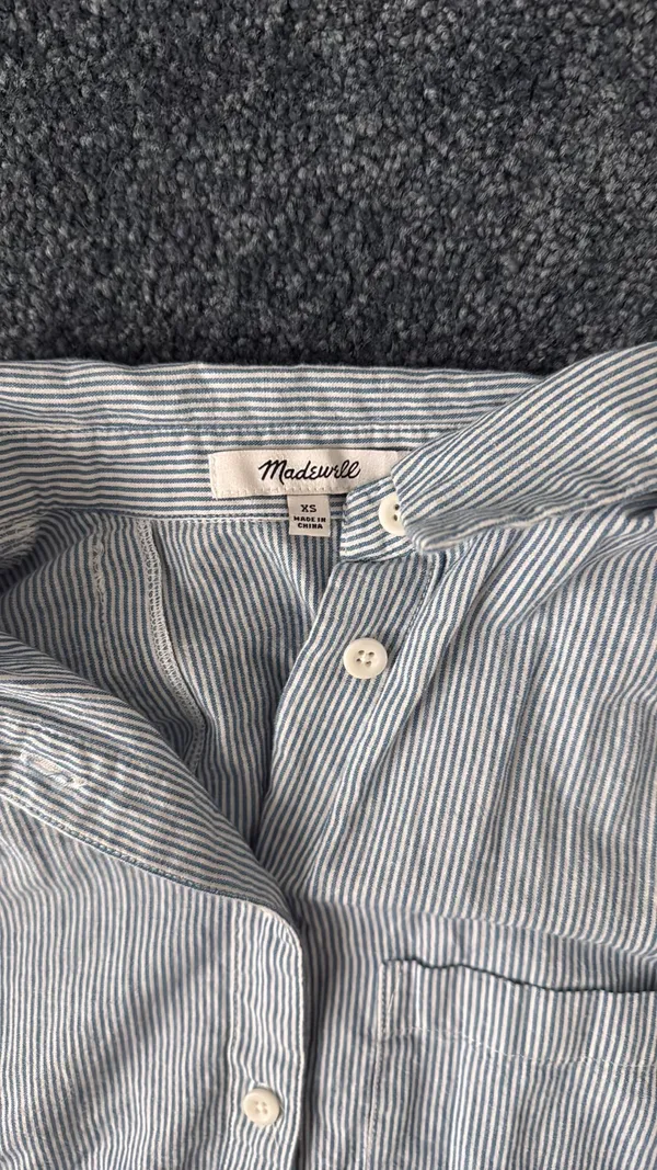 Madewell Button-Up Striped Top - Image 5