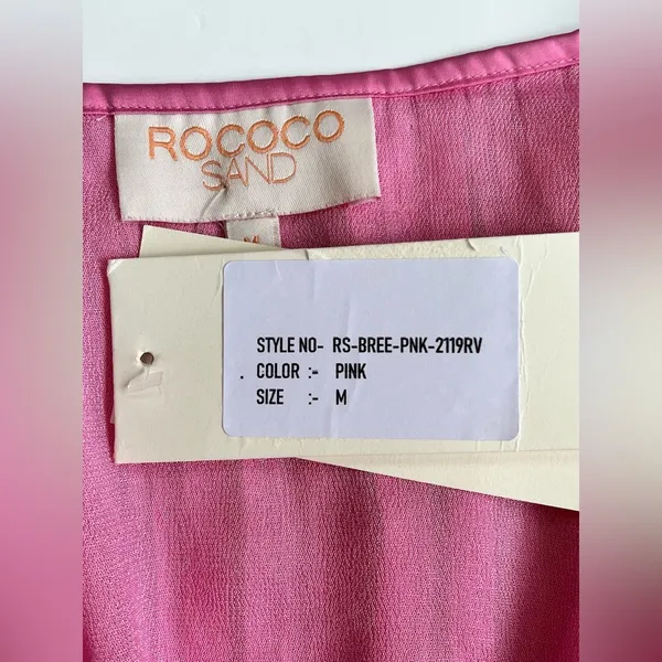 NWT Rococo Sand Midi Dress in Pink, size M - Image 6
