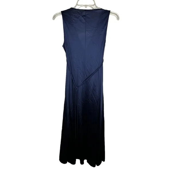 Vintage Vanity Fair Navy Long Nightgown‎ - Image 4
