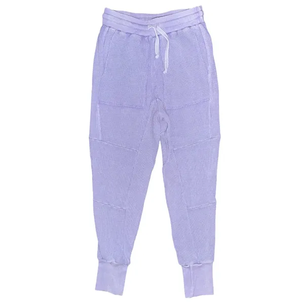 FP Movement Free People Women’s Sz XS Lilac Lavender The Simple Raw Edge Joggers - Image 2