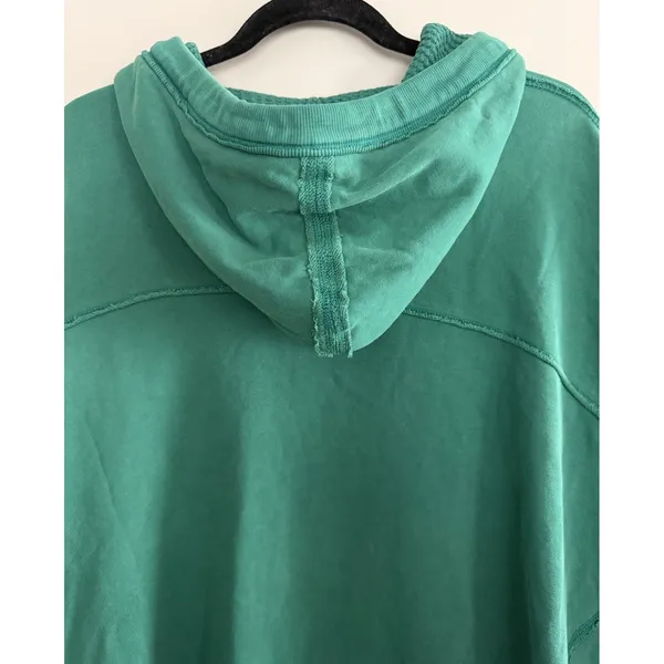 Free People We The Free We Hoodie Cadmium‎ Green Women's Size XS - Image 4