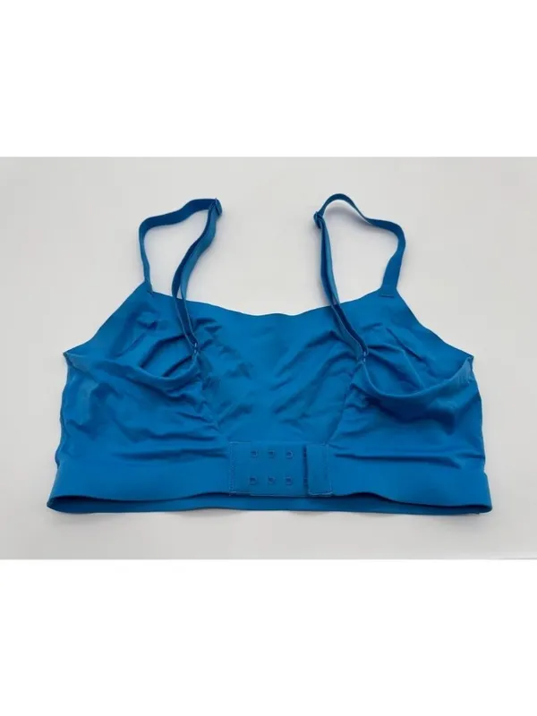 Soma Enbliss Luxe Adjustable Bralette Bright Blue Wireless Women's Medium M - Image 2