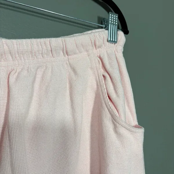 Carolina Colours Vintage 90's Pink Elastic Waist Shorts - 18/20 Womens Plus Size - Image 2