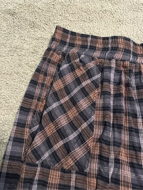 Natural Life Plaid Pants Size L - Image 3