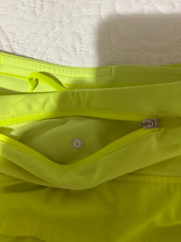 Neon Yellow 4” Speed Up Lululemon Shorts - Image 4