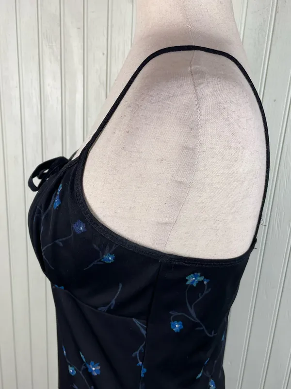 Vintage 90s Y2K Candy Rocket Babydoll Maxi Slip Dress Size Medium Whimsigoth - Image 5