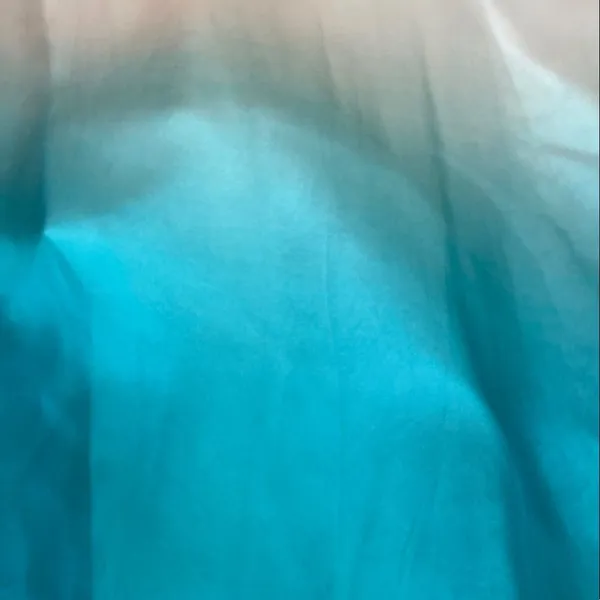White House Black Market Turquoise Ombre A-Line Skirt - Image 3