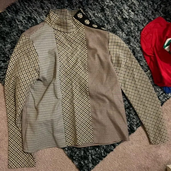 Zara‎ small plaid blouse - Image 7