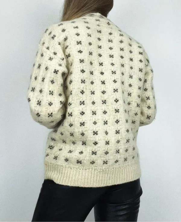 Vintage Wool Blend Button - Image 4