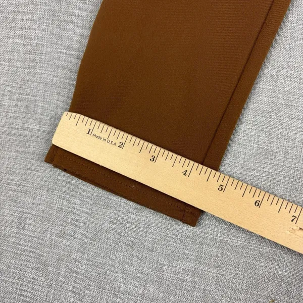 Spanx Leggings Womens L Brown Ankle Microfleece Shaping Stretch Comfort - Image 6