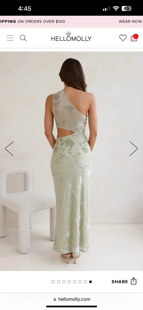 Hello Molly Green  Dress - Image 4