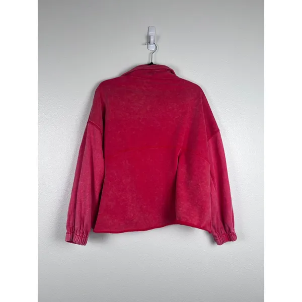 Hem & Thread Women's 1/4‎ Zip Pullover Sz M - Image 5