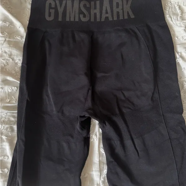 Gymshark S Black Leggings and Black Long Sleeve Top - Image 2