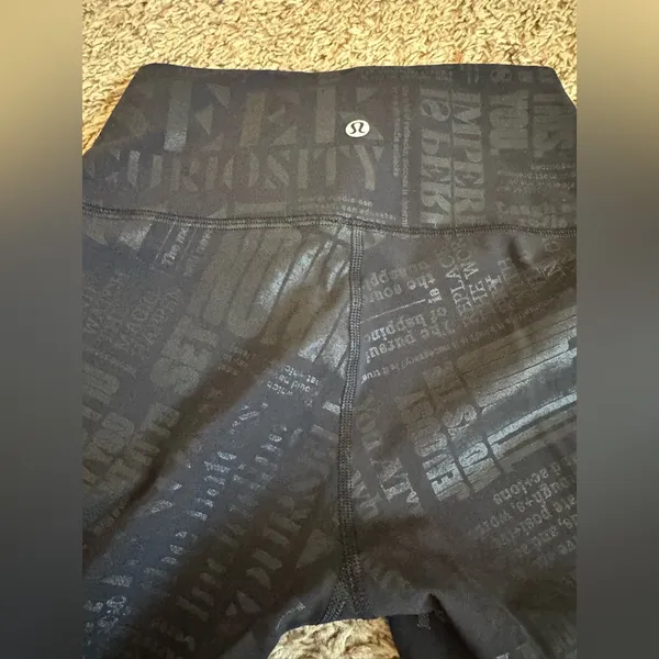 Lululemon Black Activewear Leggings size 4 - Image 14
