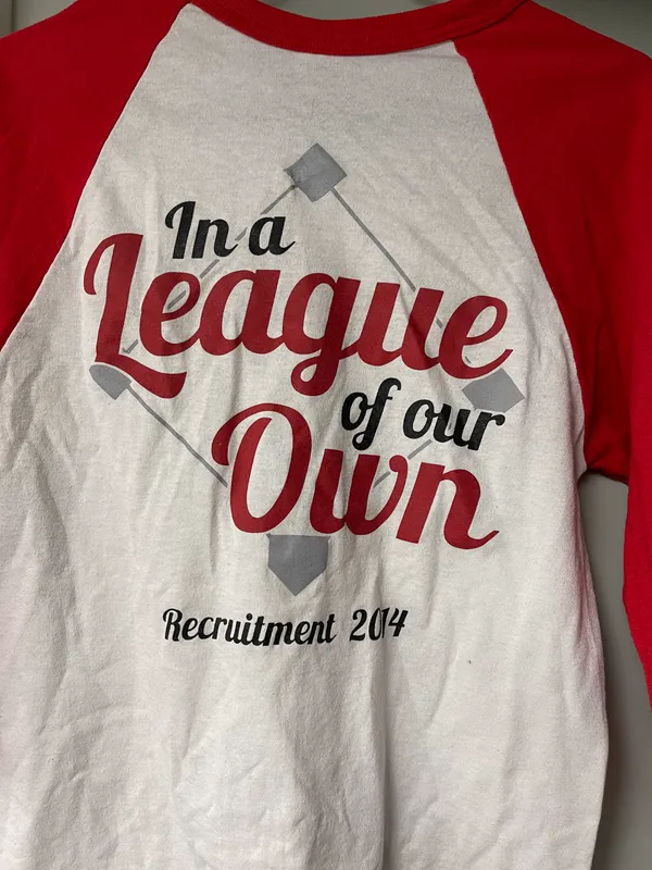 Chi Omega Gamma Baseball Style Tee - Image 4