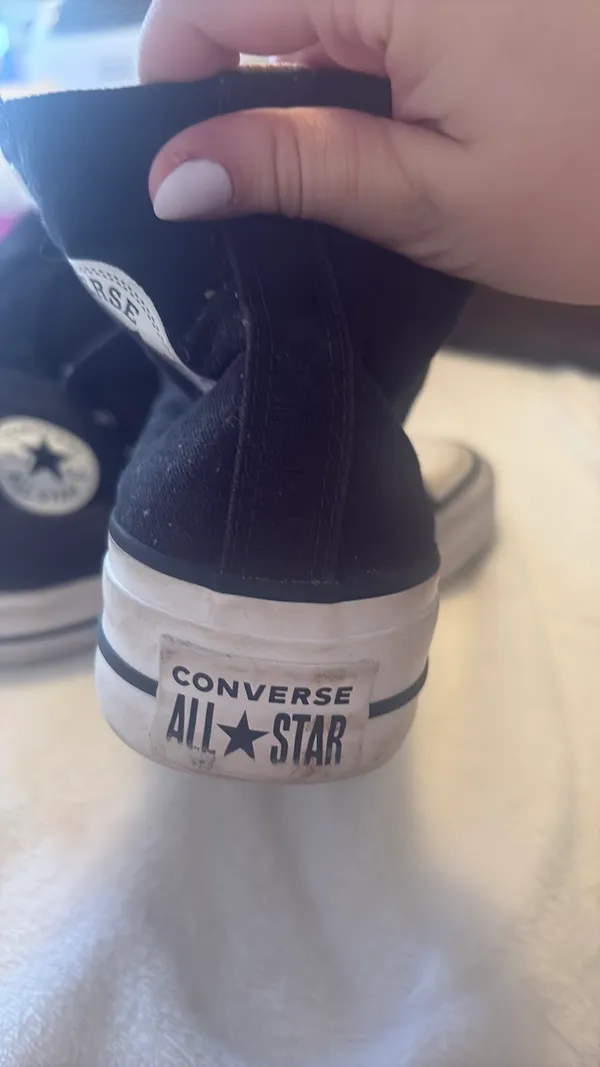 Black Platform Converse - Image 2